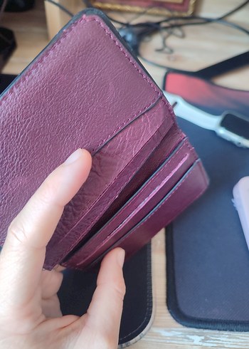 Bordo Basic Cüzdan - Görsel 4