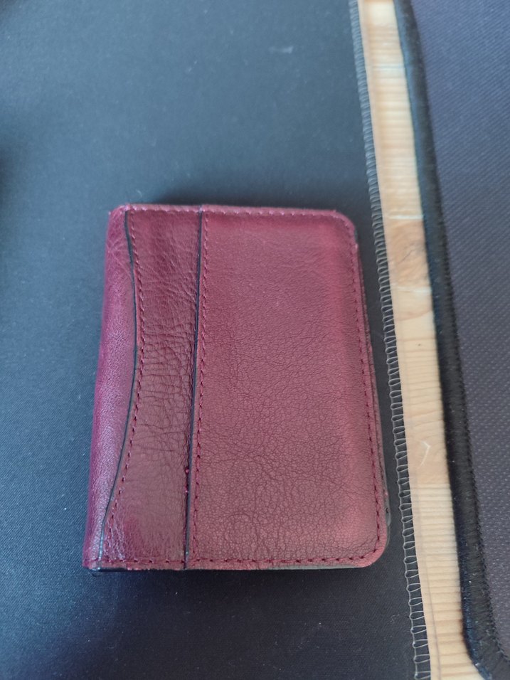 Bordo Basic Cüzdan - Görsel 2