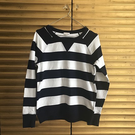 Gap Çizgili Sweatshirt