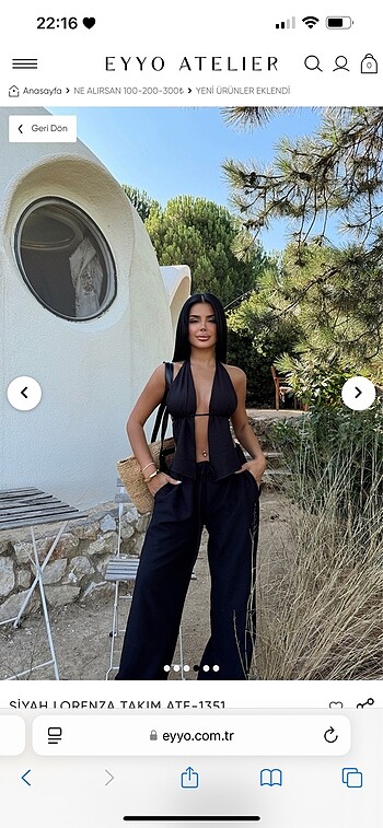 Diğer Eyyo siyah lorenza takım S-M