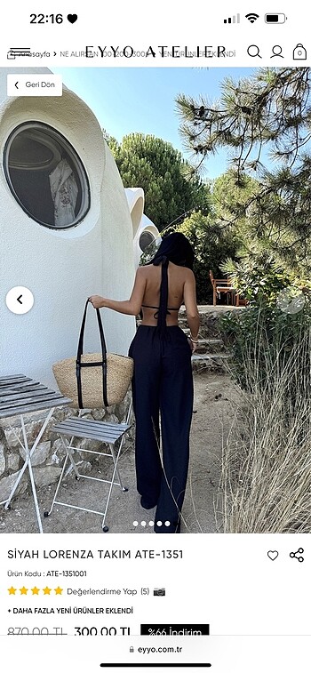 s Beden Eyyo siyah lorenza takım S-M