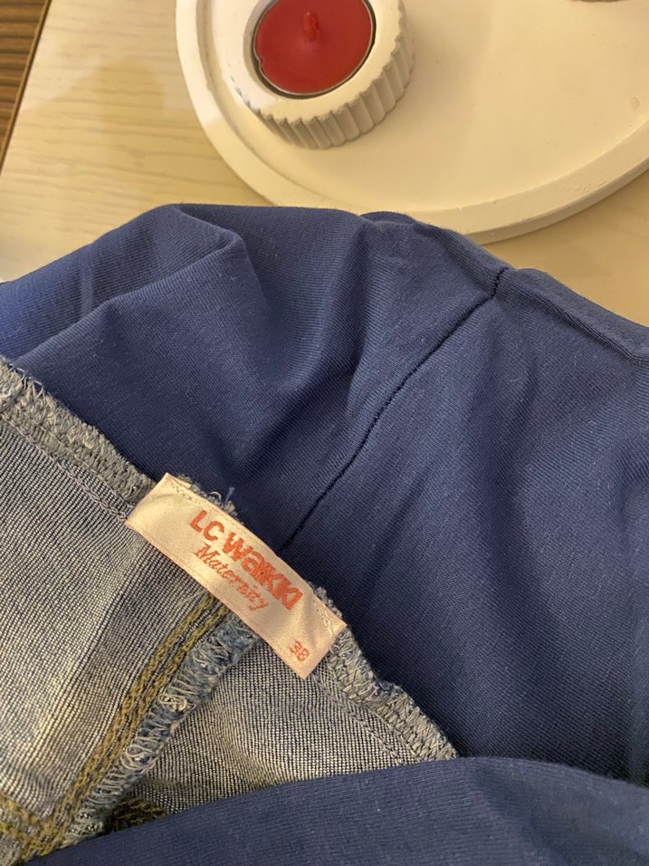 Lacivert Hamile Denim Pantolon - Görsel 4