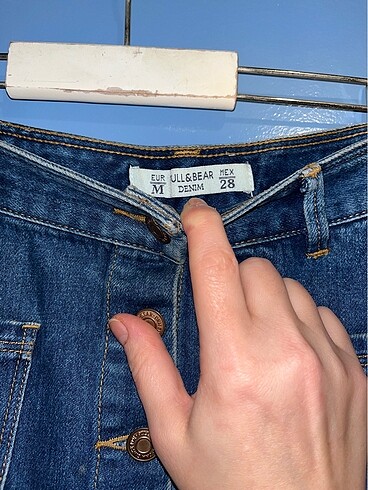 Pull and Bear Hiç giyilmedi jean etek