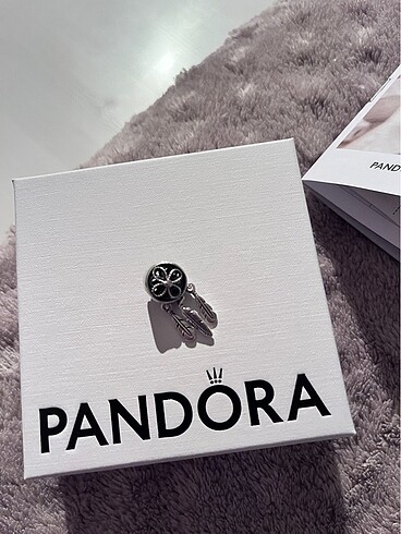  Beden gri Renk Orijinal pandora charm