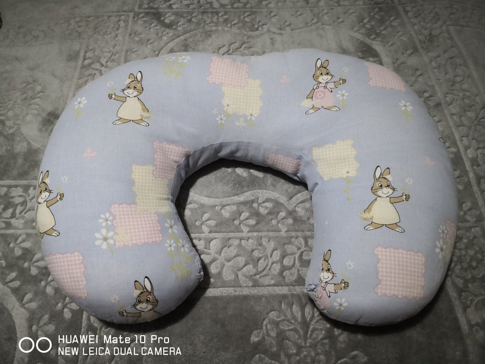 Baskılı Pastel Emzirme ve Hamile Yastığı - Görsel 2