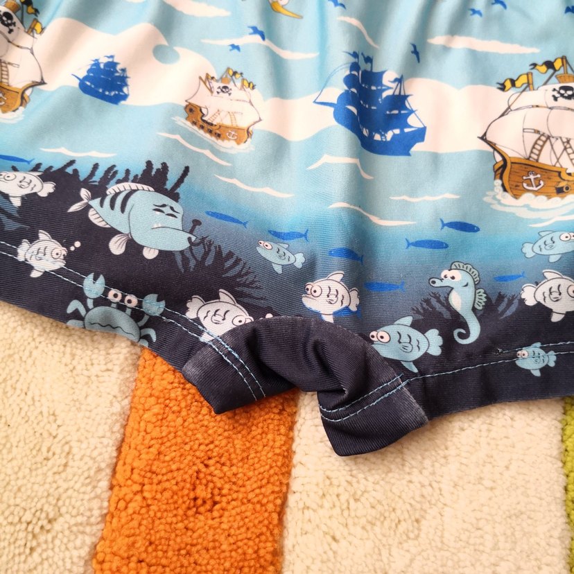 Renkli Baskılı Erkek Çocuk Deniz Şortu - Görsel 3