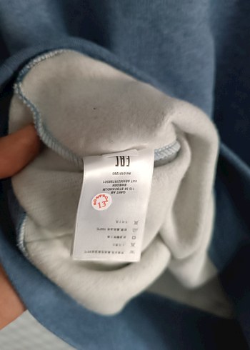 GANT Erkek Kapüşonlu Gri Sweatshirt - Görsel 4