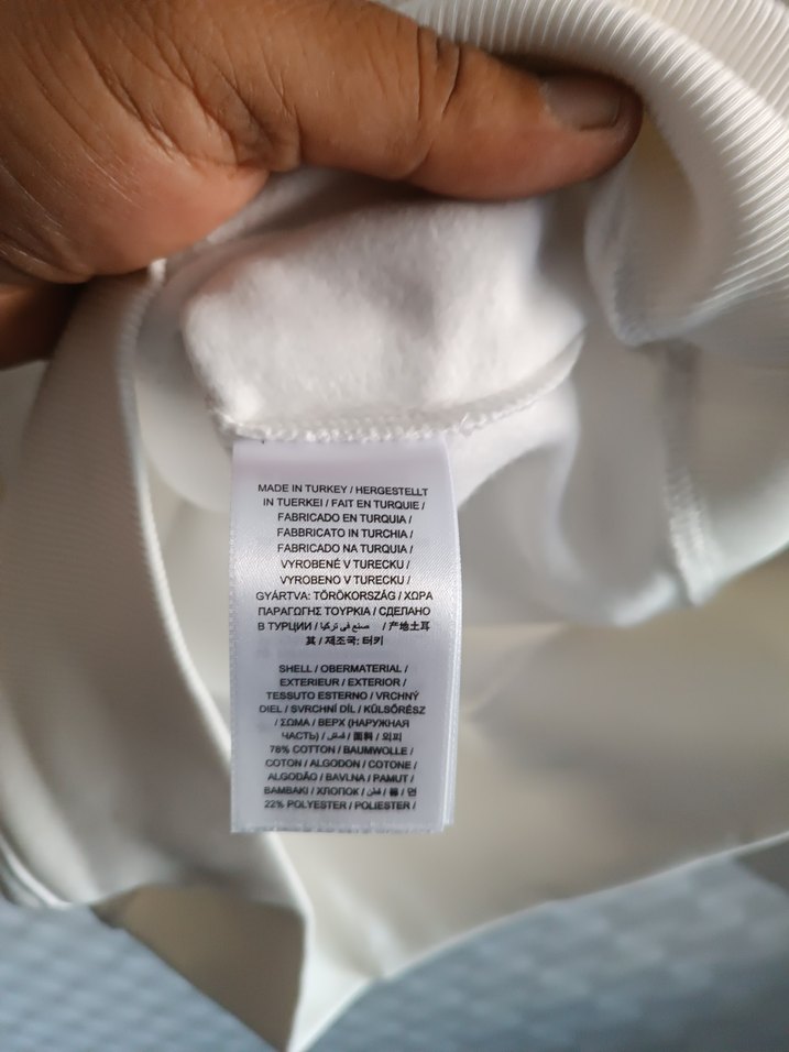 GANT Erkek Beyaz Kapüşonlu Sweatshirt - Görsel 4