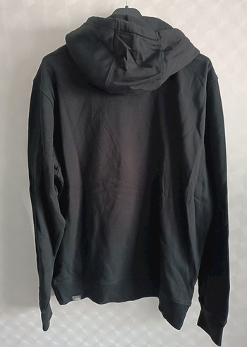 Siyah Kapüşonlu Erkek Sweatshirt - Görsel 5