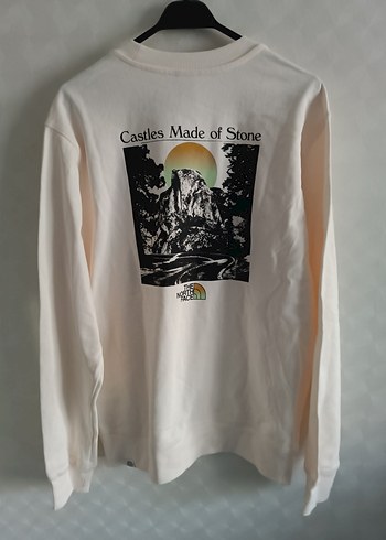 The North Face Beyaz Erkek Sweatshirt - Görsel 5