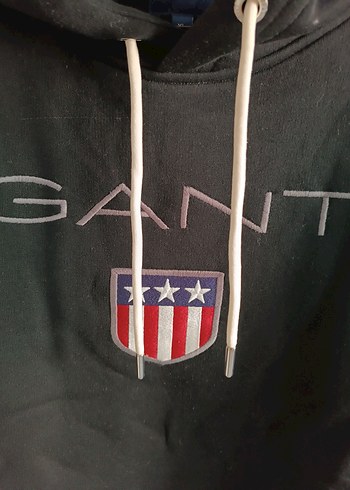 GANT Siyah Kapüşonlu Erkek Sweatshirt - Görsel 2