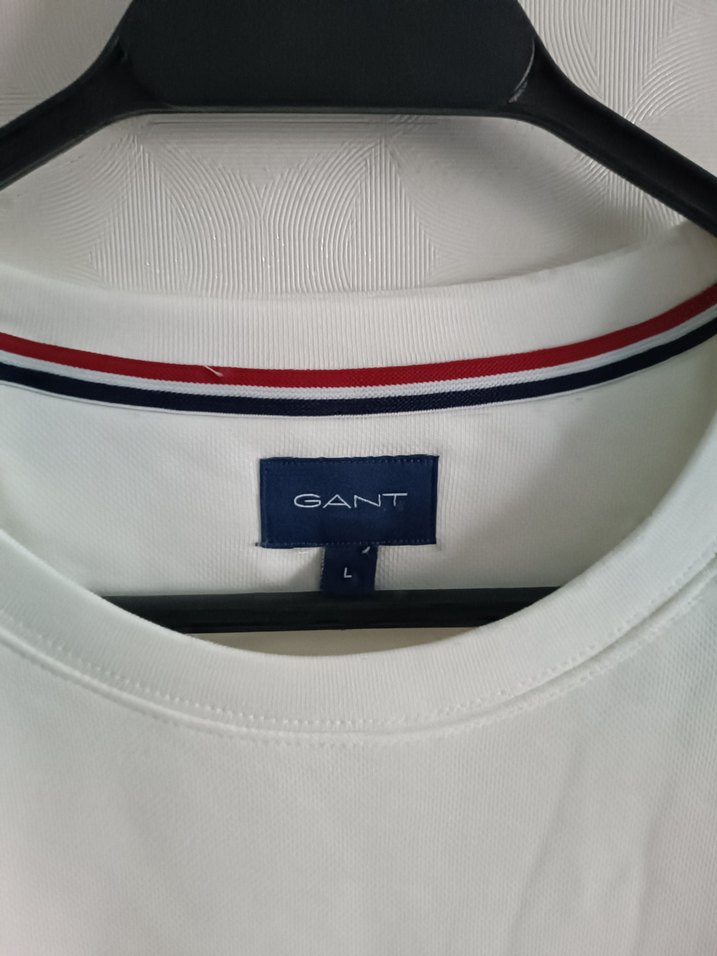 GANT Beyaz Baskılı Erkek Sweatshirt - Görsel 2
