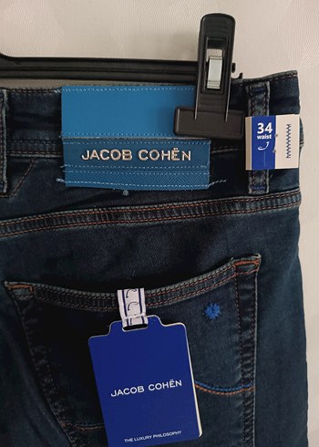 Erkek Lacivert Regular Fit Denim Pantolon - Görsel 5