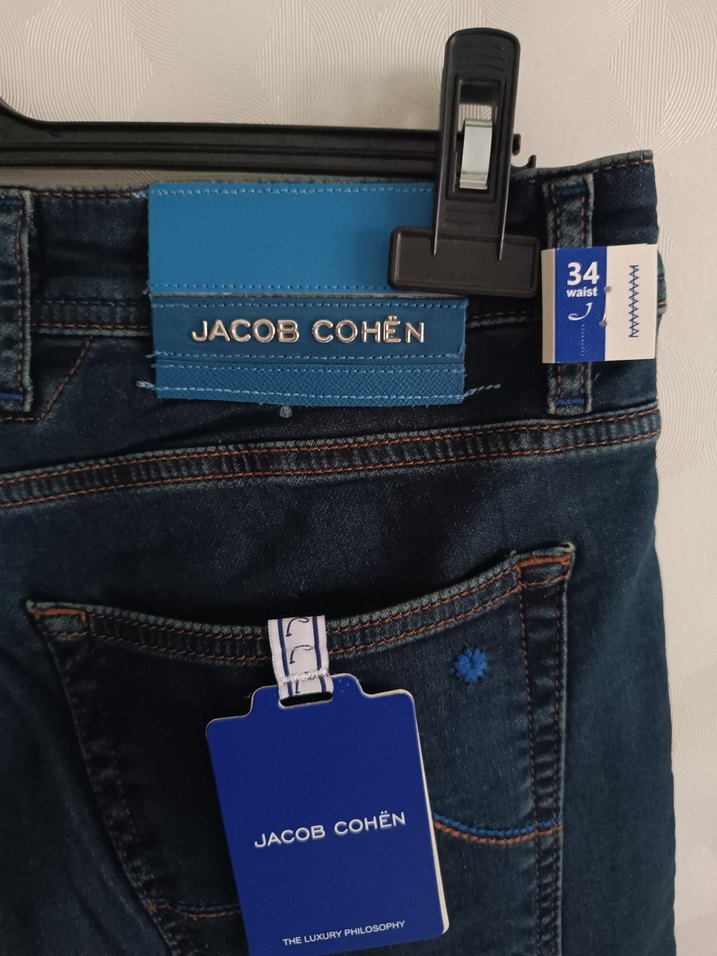 Erkek Lacivert Regular Fit Denim Pantolon - Görsel 5