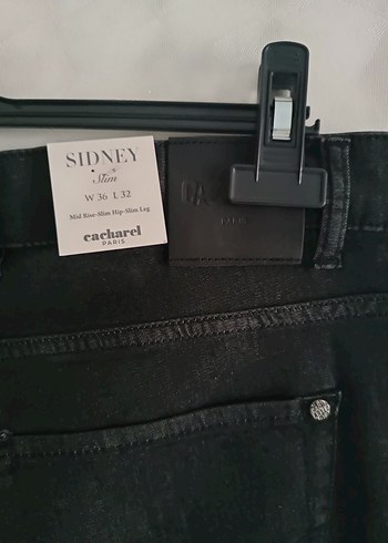 Erkek Siyah Regular Fit Denim Pantolon - Görsel 5