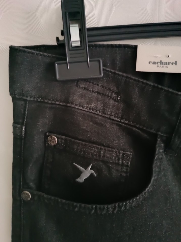 Erkek Siyah Regular Fit Denim Pantolon - Görsel 2