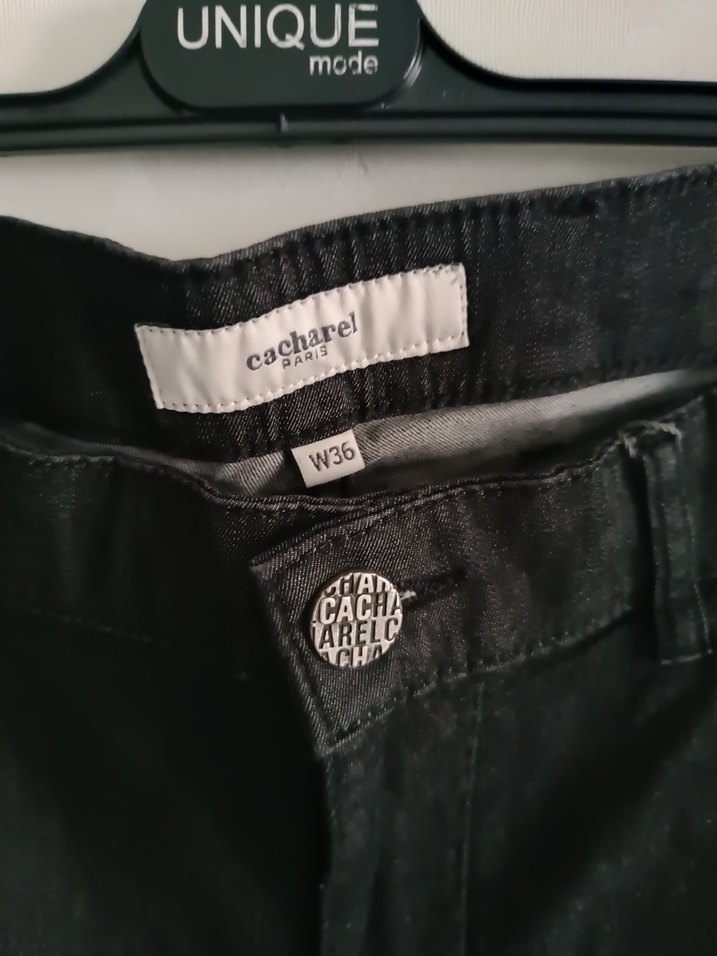 Erkek Siyah Regular Fit Denim Pantolon - Görsel 3
