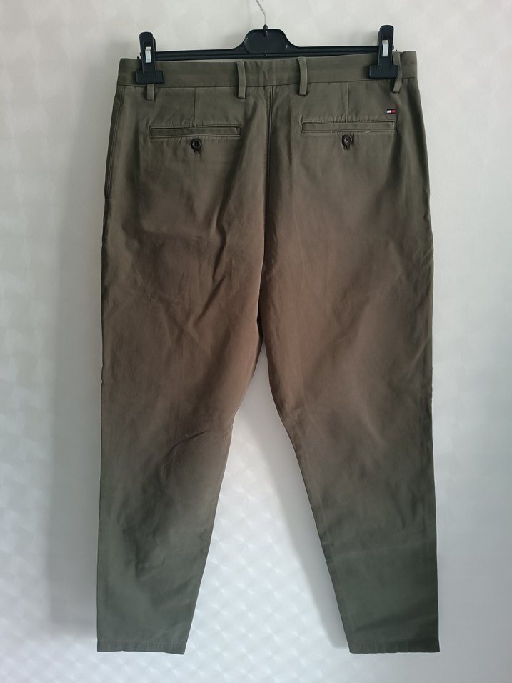 Bej Keten Regular Fit Erkek Pantolon - Görsel 5