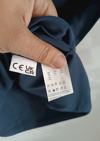 Hugo Erkek Lacivert Oversize Tişört - Görsel 5