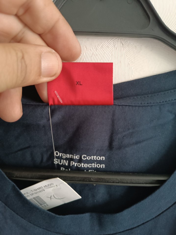 Hugo Erkek Lacivert Oversize Tişört - Görsel 4