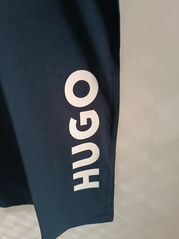 Hugo Erkek Lacivert Oversize Tişört - Görsel 2