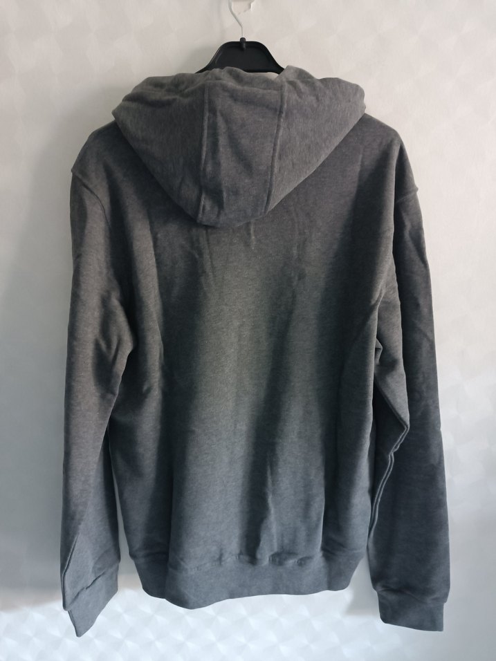 Gri Kapüşonlu Kadın Sweatshirt - Görsel 5