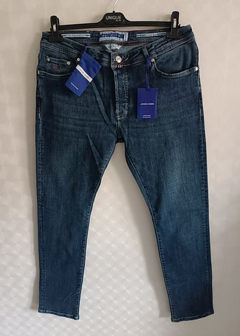 Jacob Cohen Erkek Koyu Mavi Regular Fit Denim Jean
