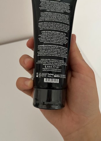 Soyulabilir Siyah Karbon Yüz Maskesi - Görsel 3