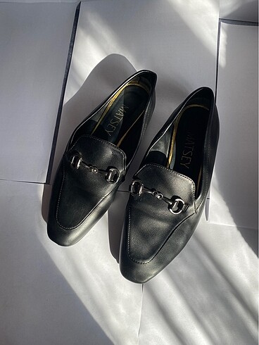 36 Beden Siyah Loafer