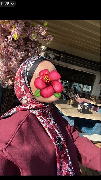 Beden Bordo Etnik Desen İpek Görünümlü Şal