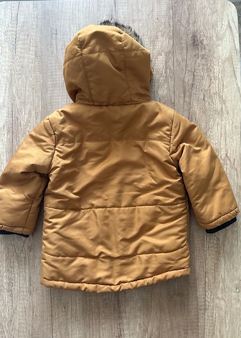 Kahverengi Kürklü Erkek Çocuk Mont - Görsel 2