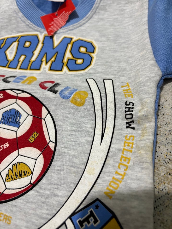 Mavi Baskılı Erkek Çocuk Eşofman Takımı - Görsel 4