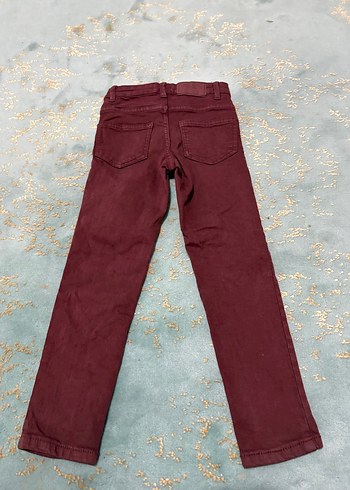 Bordo Erkek Çocuk Denim Pantolon - Görsel 2