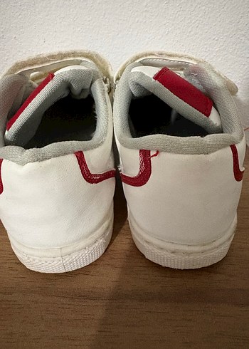 Beyaz Erkek Çocuk Spor Ayakkabı Velcro - Görsel 5