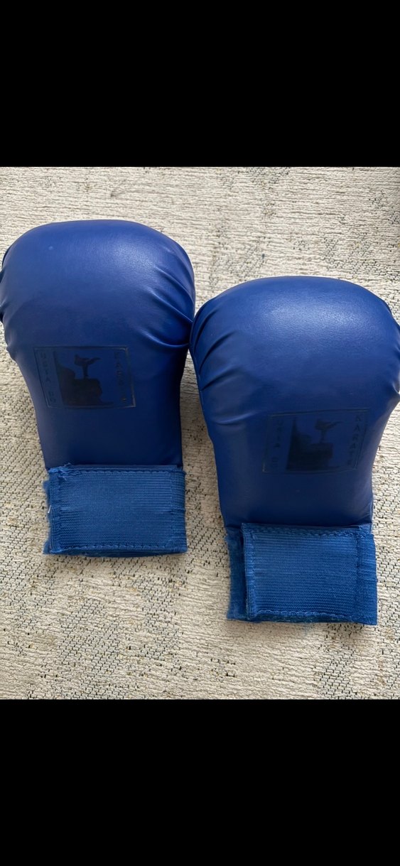 Mavi Erkek Boks Eldiveni karate - Görsel 3