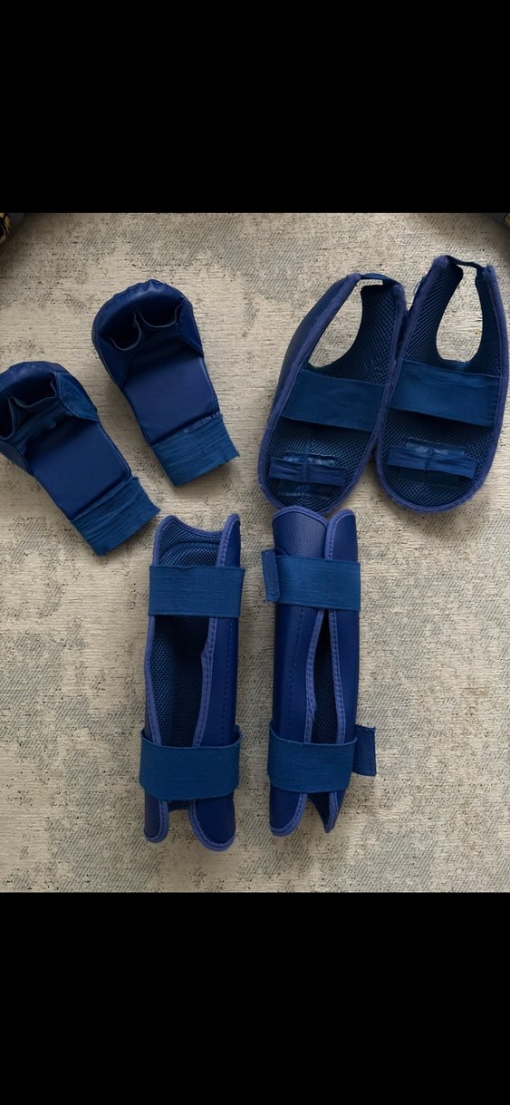 Mavi Erkek Boks Eldiveni karate - Görsel 2