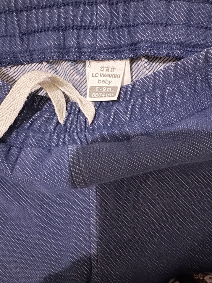Erkek Çocuk Lacivert Denim Pantolon - Görsel 3