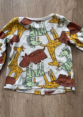 Bohem Tarzı Baskılı Kahverengi Bebek Takımı - Görsel 5