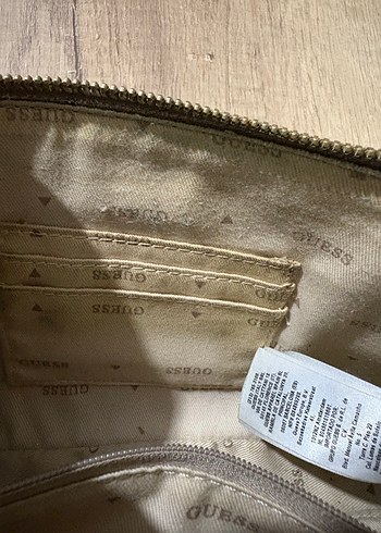 Zincir Detaylı Kahverengi Guess Omuz Çantası - Görsel 5