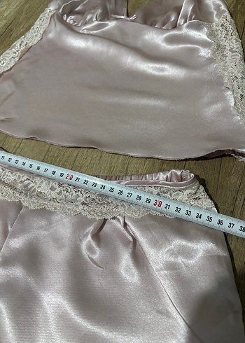 Saten gecelik seti - Görsel 3