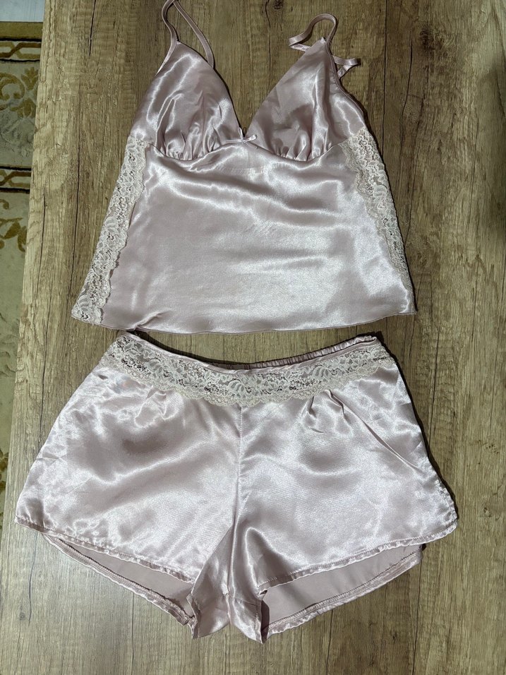 Saten gecelik seti - Görsel 2