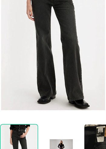 Levis Antrasit Yuksek Bel Jean
