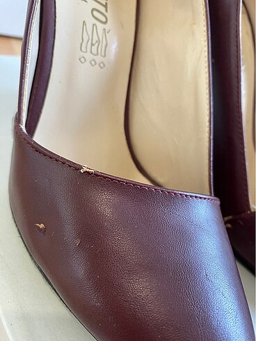 36 Beden bordo Renk Stiletto ayakkabı