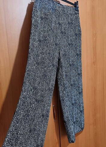 m Beden siyah Renk Adl bol paça pantolon
