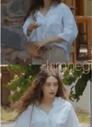 Mango Sefirin kızı Nare beyaz gömlek