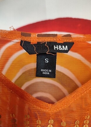 s Beden h&m pul payet detaylı askılı bluz