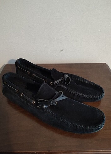 elle siyah erkek loafer