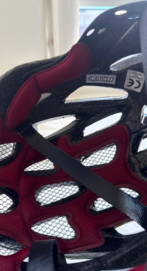 Yeşil Yılan Desenli bisiklet Kaskı - Görsel 5