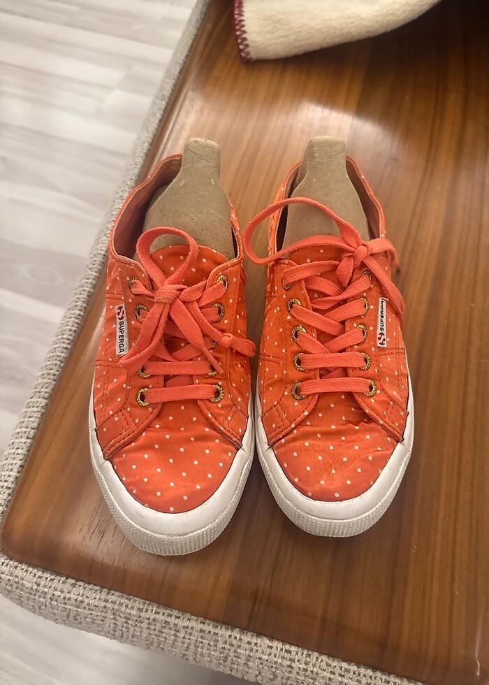 Superga bayan ayakkabı turuncu - Görsel 2