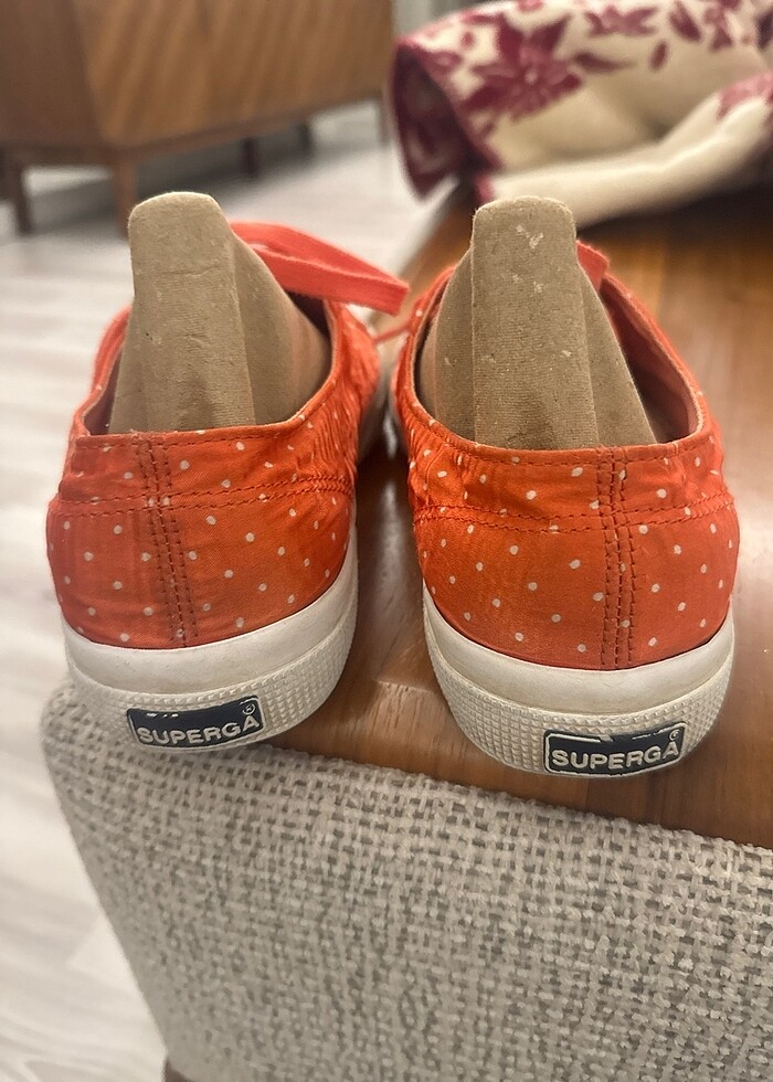 Superga bayan ayakkabı turuncu - Görsel 5